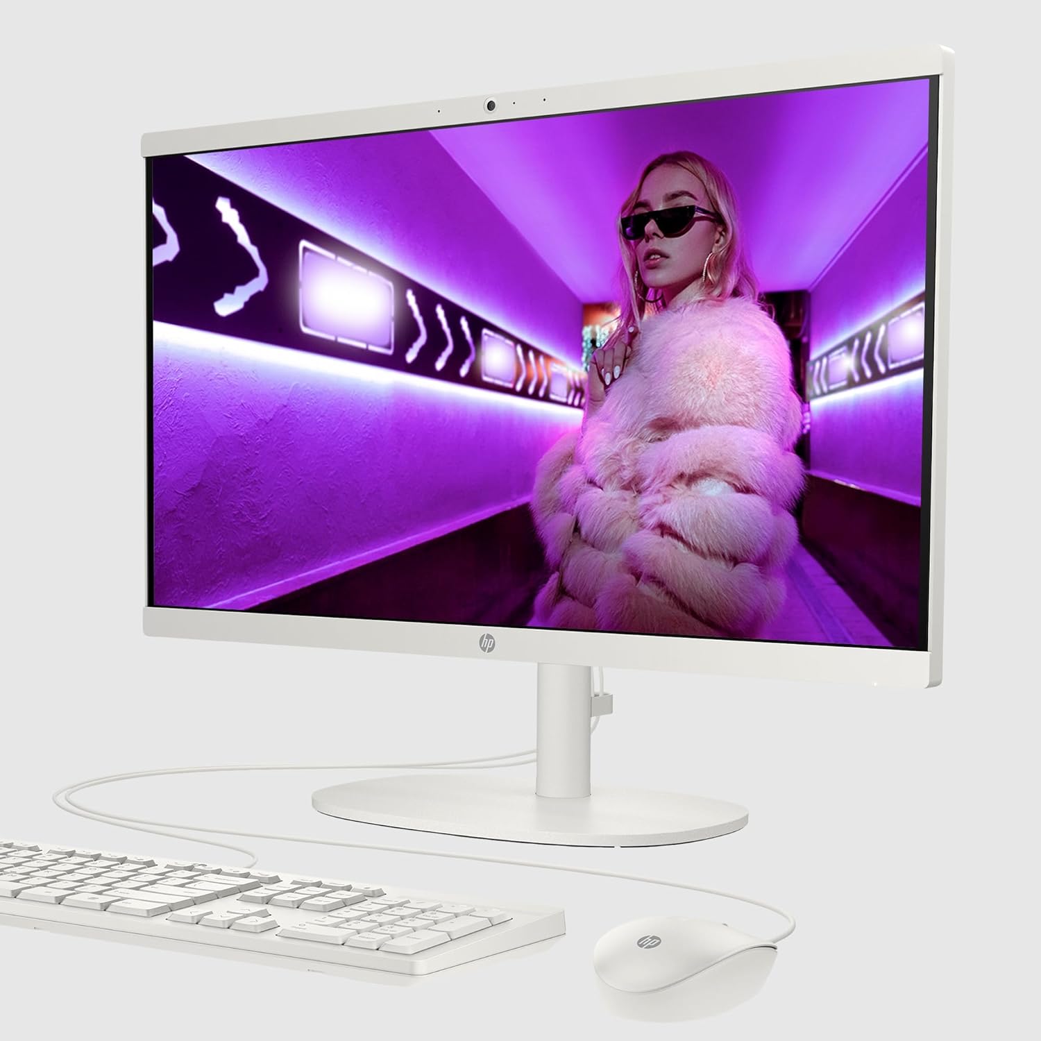 HP 21.5" All-in-One PC - Intel® Core™ i3 N300, 8GB, 256GB