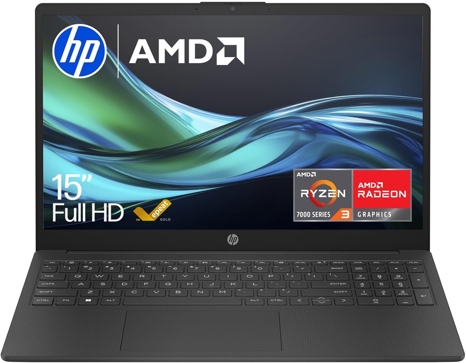 HP 14 Full HD Laptop AMD Ryzen 3 8GB RAM, 256GB SSD, 15.6-inch Windows 11