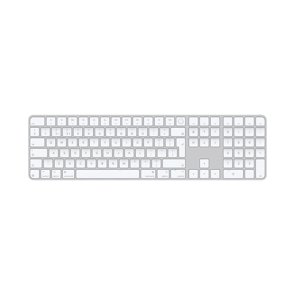 Apple Magic Keyboard with Touch ID and Numeric Keypad USB-C White UK