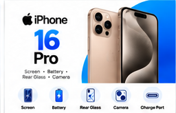 iPhone 16 Pro repair services at Laptop Workshop