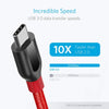 Anker USB C Charger Cable, PowerLine+ USB-C to USB 3.0 charger cable (3ft/0.9m), High Durability Type C Braided Charging Cable