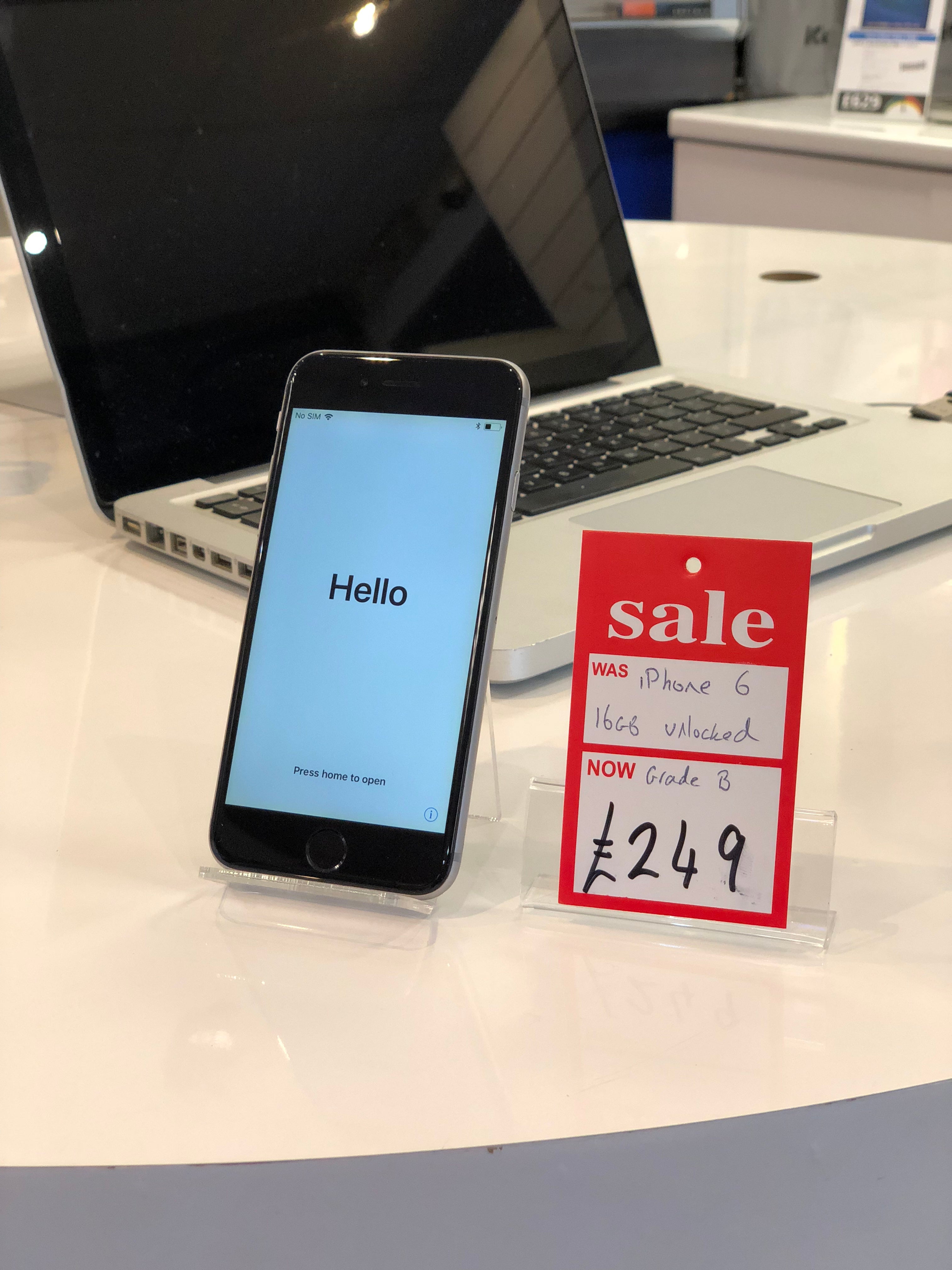 iPhone 6 16GB Space Grey Unlocked