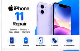 iPhone 11 repair services at Laptop Workshop