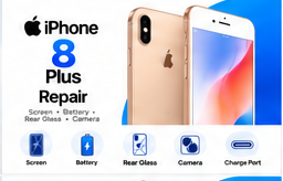 iPhone 8 Plus repair services at Laptop Workshop