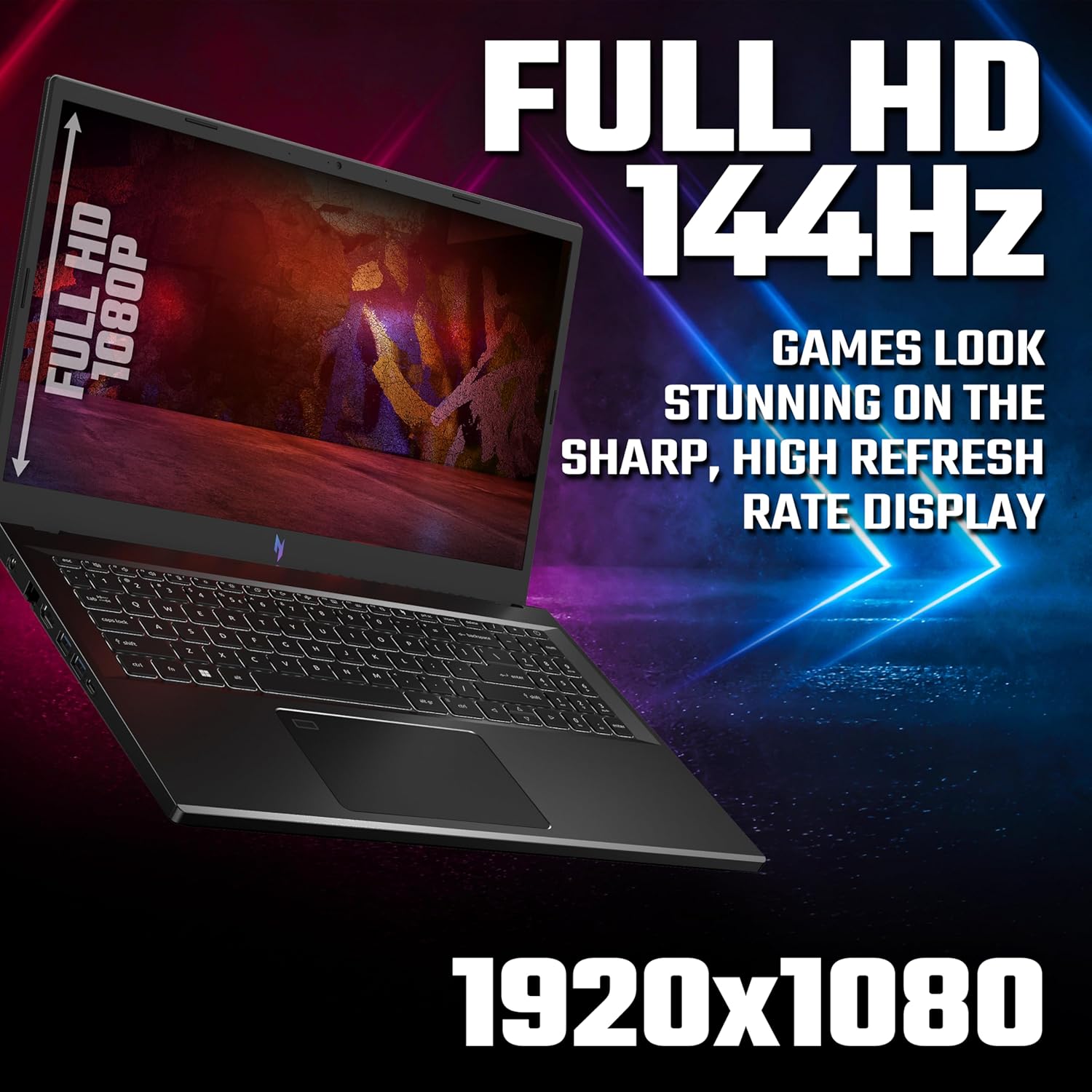 Acer Nitro 15 Laptop - Intel Core i5, 16GB, 512GB SSD, Nvidia RTX 2050, 15.6-inch FHD, Windows 11