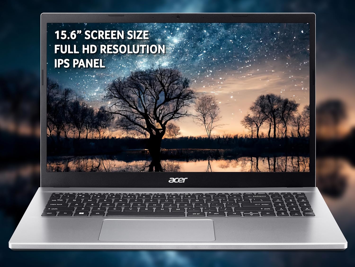 Acer Aspire 3 Laptop - AMD Ryzen 7 5700U, 16GB, 1TB SSD, Integrated Graphics, 15.6-inch FHD, Windows 11, Silver