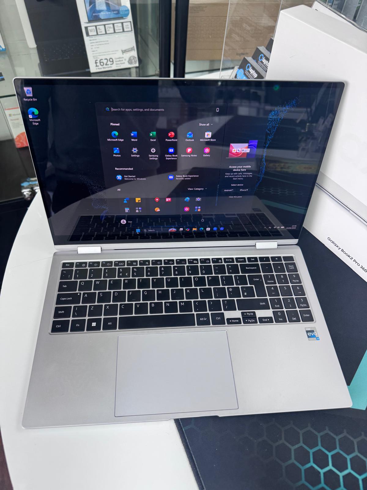 Samsung Galaxy Book2 Pro 360 Touchsceen Laptop with Pen