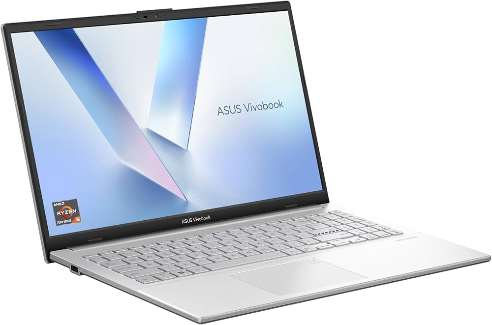 ASUS Vivobook 15 E1504FA silver angled open view