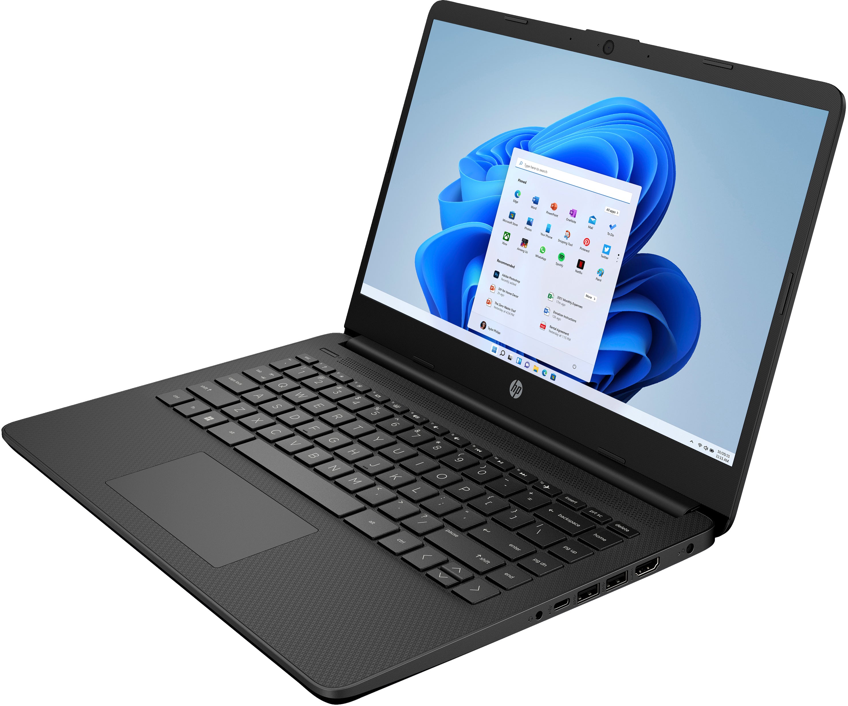 HP 14s - Intel Pentium N5030, 4GB 128GB SSD 14-inch Win11 Laptop
