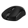 Genius ECO-8100 Wireless Rechargeable Mouse, 2.4 GHz with USB Pico Receiver, Adjustable DPI levels up to 1600 DPI, 3 Button with Scroll Wheel, Ambidextrous Design, Black
