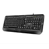 Genius KB-118 Wired Keyboard, USB Plug and Play, Spill resistant, Full Size UK Layout with Low Profile Keys, Design for Home or Office, Black