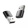JoyRoom | USB-A (Male) to USB-C (Female) Adapter | 2 Pack | S-H152 | Black