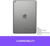 Logitech iPad (7th & 8th Generation) Keyboard Case | Slim Folio with Integrated Wireless Keyboard Graphite