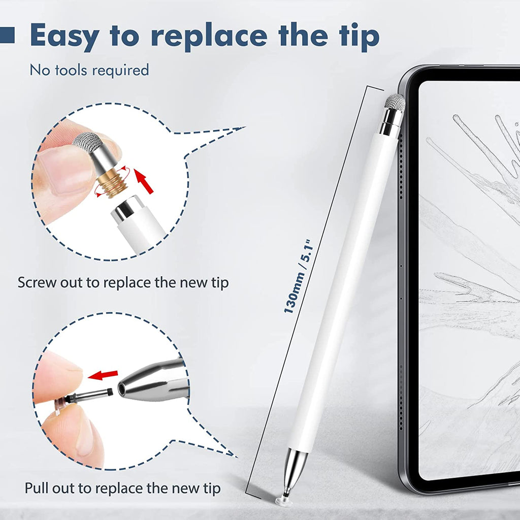 Stylus pens for ipad Pencil, PONY Capacitive Pen High Sensitivity & Fine  Point, Magnetism Cover Cap, Universal for Apple/iPhone/Ipad  pro/Mini/Air/Android/Microsoft/Surface and Other Touch Screens. 