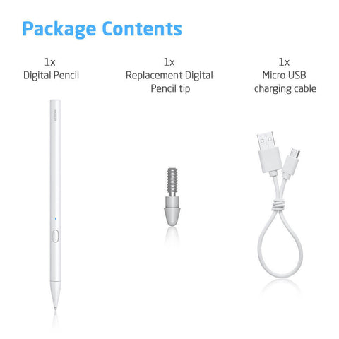 ESR Digital Pencil Stylus for Apple iPad Pro 2020 iPad Mini iPad Air White